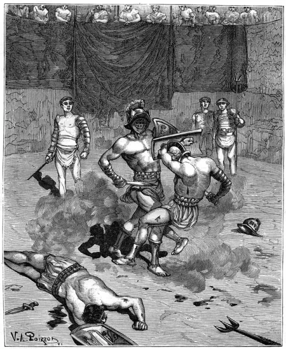 Framed Print : Gladiatorial combat, 1882-1884 Framed Print : Gladiatorial combat, 1882-1884