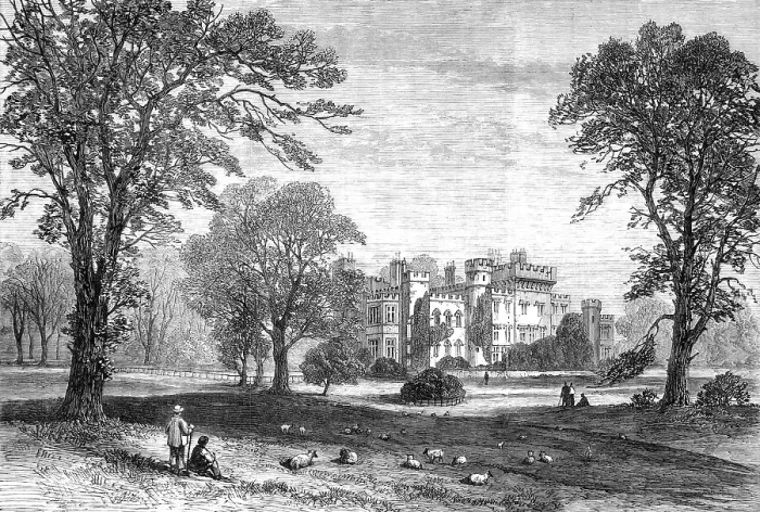 Framed Print : Gladstone Supplement: Hawarden Castle, from the park, 1880. Creator: Unknown Framed Print : Gladstone Supplement: Hawarden Castle, from the park, 1880. Creator: Unknown
