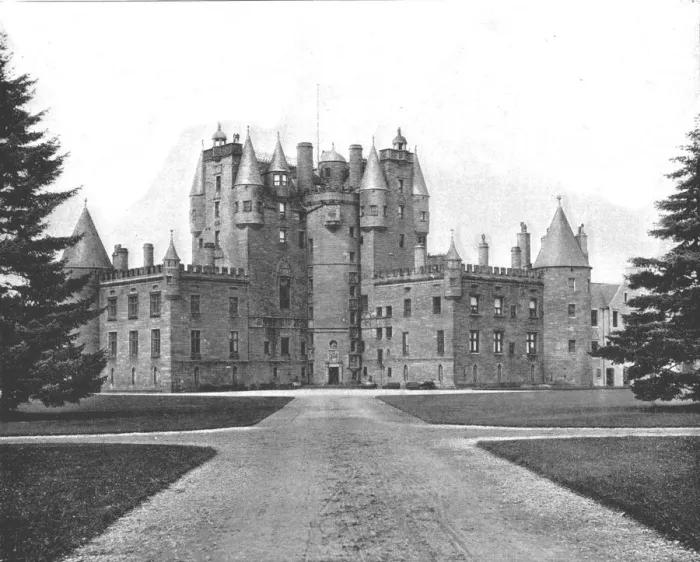 Framed Print : Glamis Castle, Forfar, Scotland, 1894. Creator: Unknown Framed Print : Glamis Castle, Forfar, Scotland, 1894. Creator: Unknown