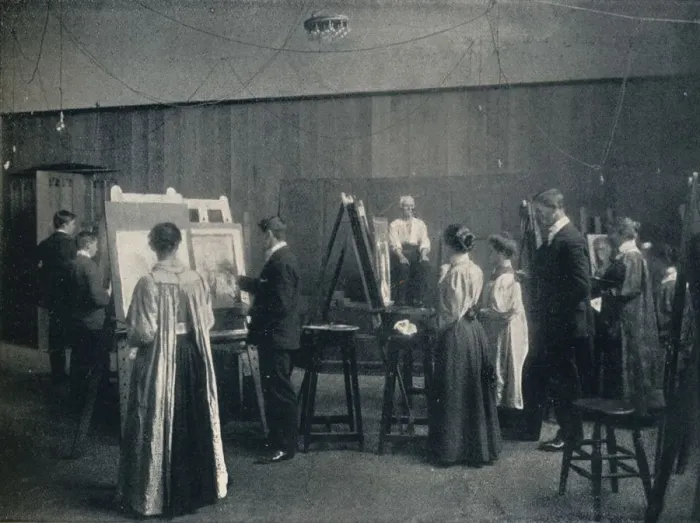 Framed Print : The Glasgow School of Art, One of the Life Rooms, c1900 Framed Print : The Glasgow School of Art, One of the Life Rooms, c1900