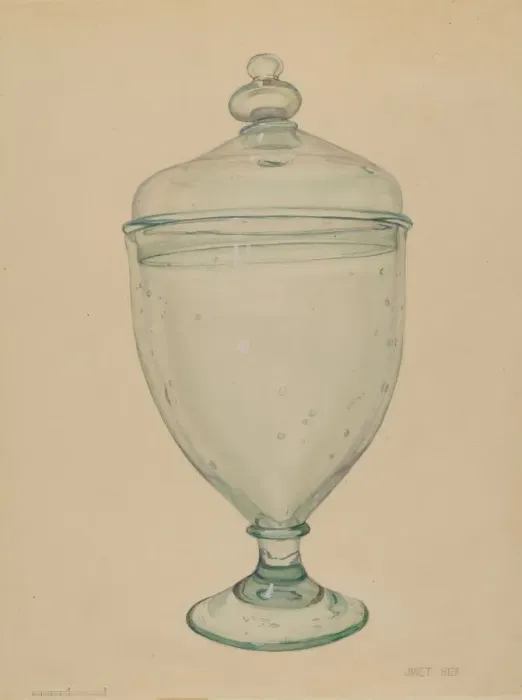 Framed Print : Glass, 1935 / 1942. Creator: Janet Riza Framed Print : Glass, 1935 / 1942. Creator: Janet Riza