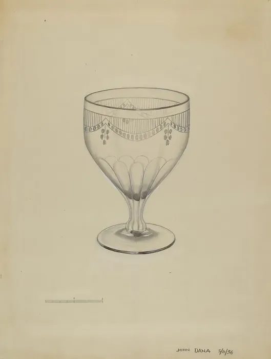 Framed Print : Glass, 1936. Creator: John Dana Framed Print : Glass, 1936. Creator: John Dana