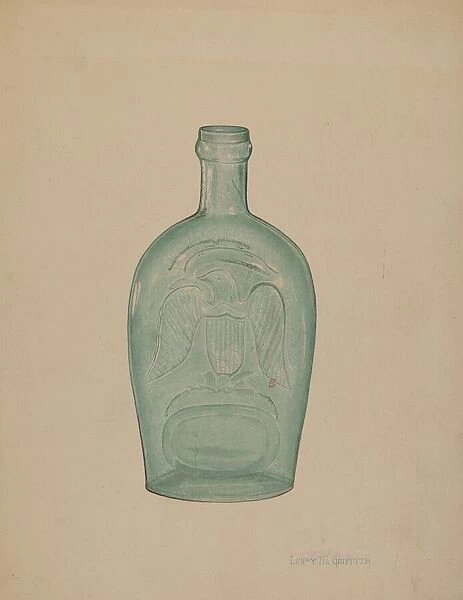 Glass Bottle, c. 1939. Creator: LeRoy Griffith