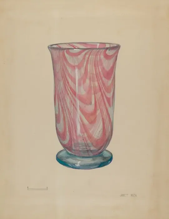 Framed Print : Glass, c. 1938. Creator: Janet Riza Framed Print : Glass, c. 1938. Creator: Janet Riza