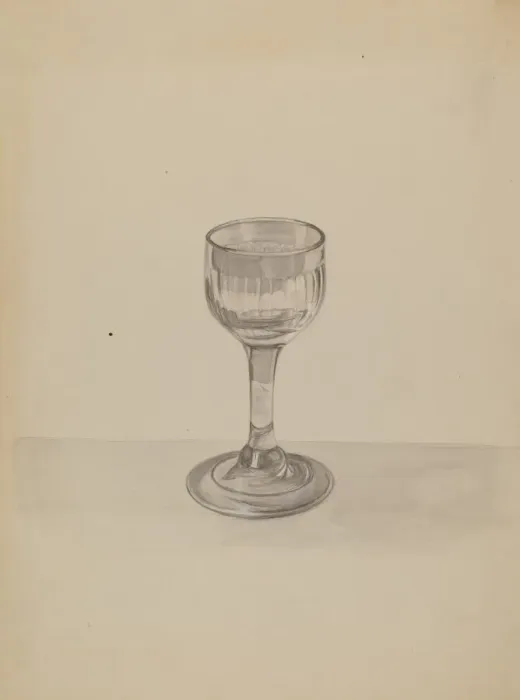 Framed Print : Glass, c. 1940. Creator: Gertrude Lemberg Framed Print : Glass, c. 1940. Creator: Gertrude Lemberg