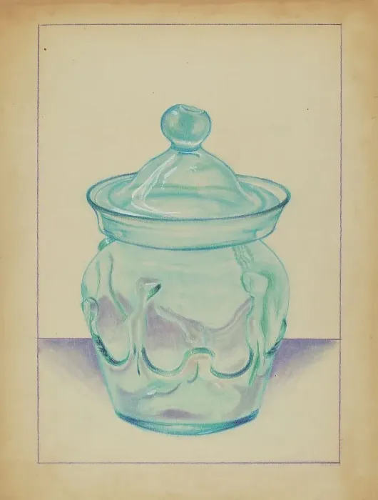 Framed Print : Glass Container, 1935 / 1942. Creator: S. Brodsky Framed Print : Glass Container, 1935 / 1942. Creator: S. Brodsky