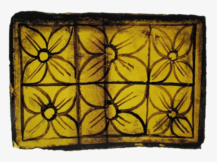 Framed Print : Glass Fragment, European, 14th-15th century. Creator: Unknown Framed Print : Glass Fragment, European, 14th-15th century. Creator: Unknown
