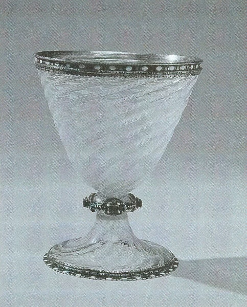 Glass Goblet, Vienna, late 17th century, mount: 18th  /  19th century. Creator: Unknown