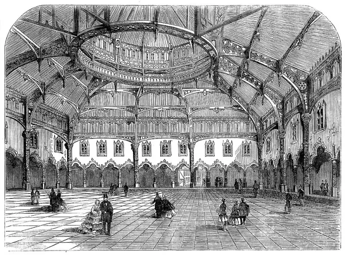 Framed Print : Glass Roof of the late Antwerp Bourse, 1858. Creator: Unknown Framed Print : Glass Roof of the late Antwerp Bourse, 1858. Creator: Unknown