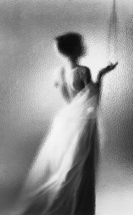 Framed Print : Glass shower, 1963. Artist: Michael Walters