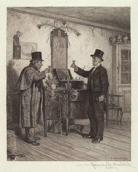 A Glass with the Squire, 1886. Creator: James David Smillie