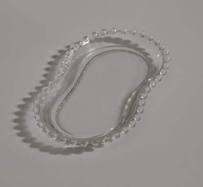 Framed Print : Glass tray from Maes Millinery Shop, 1941-1994. Creator: Unknown Framed Print : Glass tray from Maes Millinery Shop, 1941-1994. Creator: Unknown