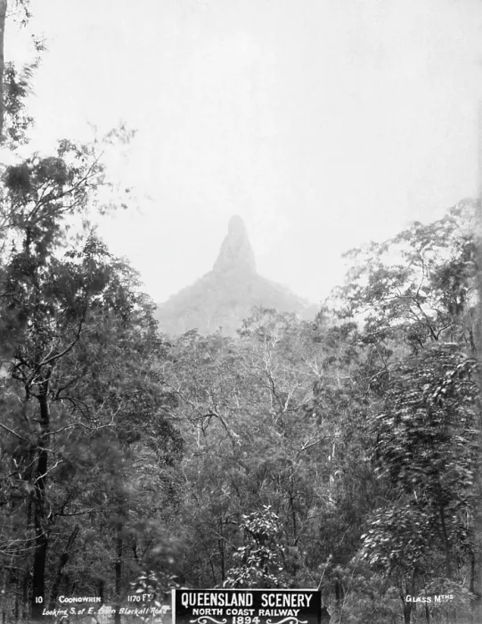Framed Print : Glasshouse Mountains, Coonowrin 3, 1894. Creator: Unknown Framed Print : Glasshouse Mountains, Coonowrin 3, 1894. Creator: Unknown