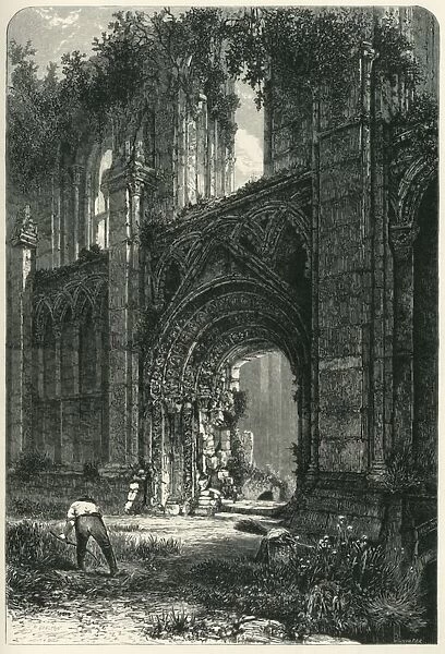 Glastonbury Abbey, c1870