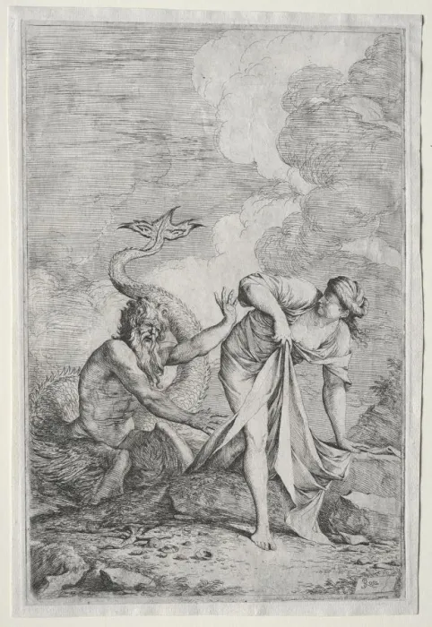 Framed Print : Glaucus and Scylla, c. 1661. Creator: Salvator Rosa (Italian, 1615-1673) Framed Print : Glaucus and Scylla, c. 1661. Creator: Salvator Rosa (Italian, 1615-1673)