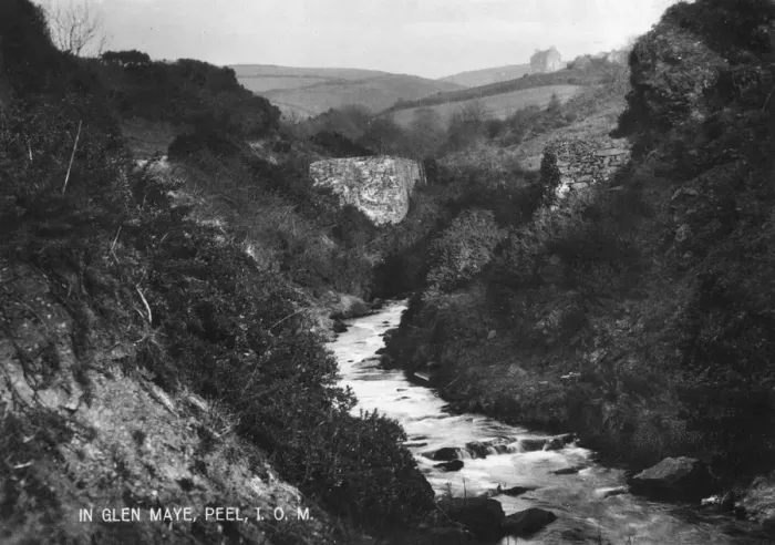 Framed Print : In Glen Maye, Peel, Isle of Man, 20th century Framed Print : In Glen Maye, Peel, Isle of Man, 20th century