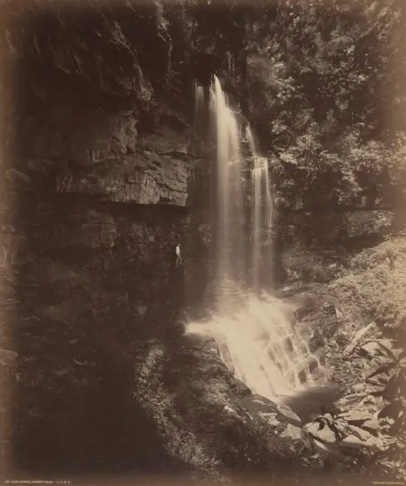 Framed Print : Glen Onoko, Onoko Falls, c. 1895. Creator: William H Rau Framed Print : Glen Onoko, Onoko Falls, c. 1895. Creator: William H Rau