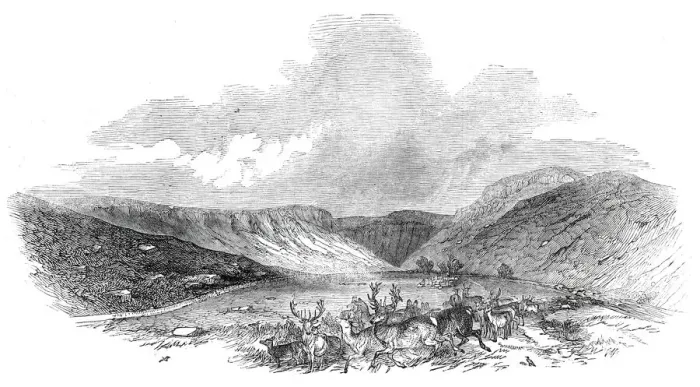 Framed Print : Glen Tilt, 1844. Creator: Unknown Framed Print : Glen Tilt, 1844. Creator: Unknown