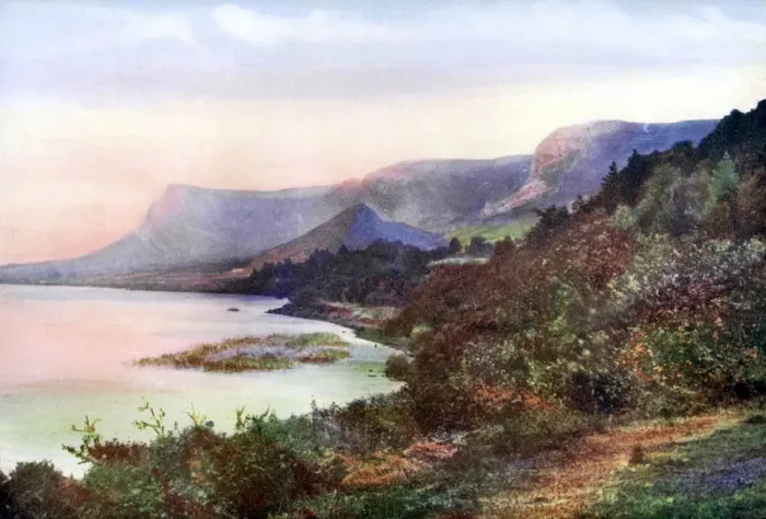 Framed Print : Glencar Lough, County Sligo, Ireland, 1924-1926. Artist: MC Green Framed Print : Glencar Lough, County Sligo, Ireland, 1924-1926. Artist: MC Green