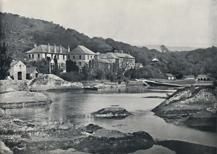 Framed Print : Glengarriff - Eccles Hotel, 1895 Framed Print : Glengarriff - Eccles Hotel, 1895