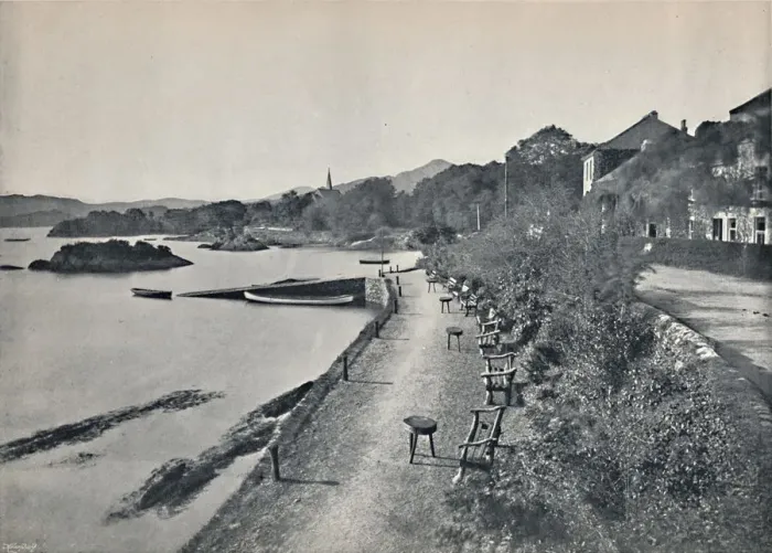 Framed Print : Glengarriff - The Esplanade, 1895 Framed Print : Glengarriff - The Esplanade, 1895