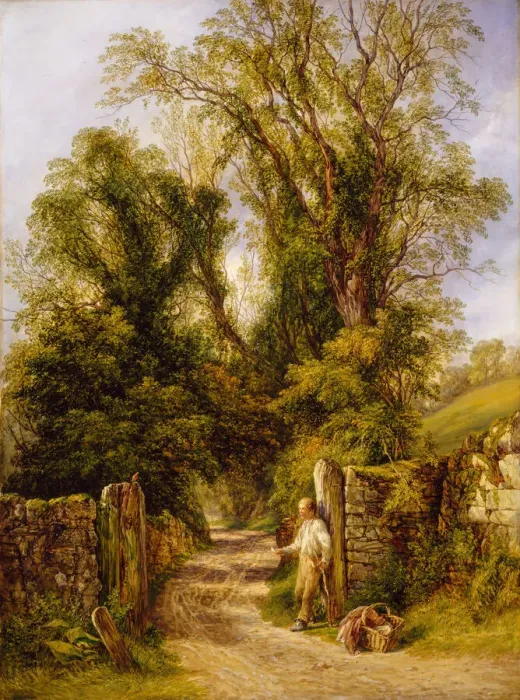 Framed Print : A Glimpse of Wharfdale, Yorkshire, 1835-1886. Creator: Frederick Henry Henshaw Framed Print : A Glimpse of Wharfdale, Yorkshire, 1835-1886. Creator: Frederick Henry Henshaw