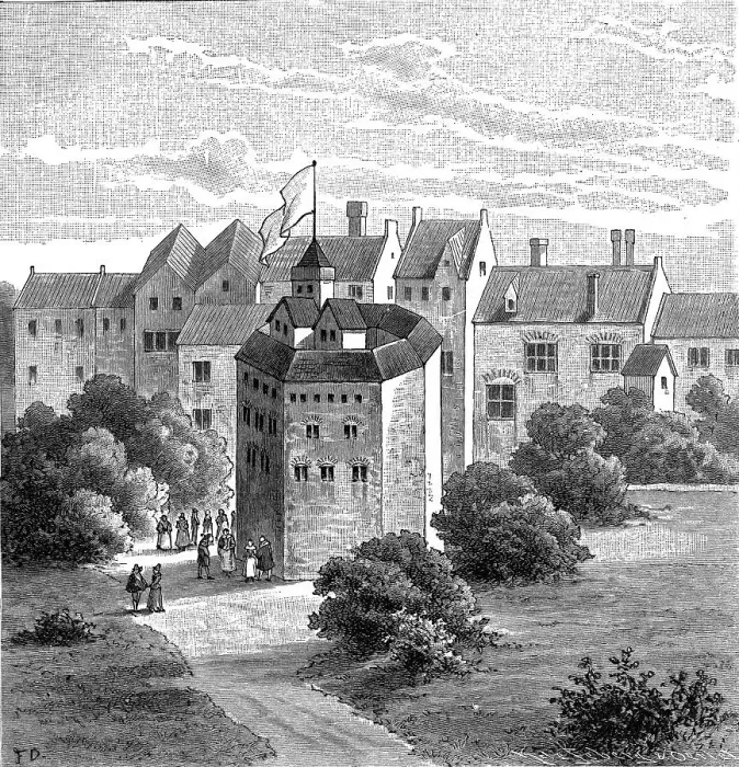 Framed Print : Globe Theatre, Bankside, Southwark, London, as it appeared c1598 Framed Print : Globe Theatre, Bankside, Southwark, London, as it appeared c1598
