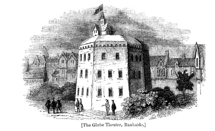 Framed Print : Globe Theatre, Bankside, Southwark, London, as it appeared c1598 Framed Print : Globe Theatre, Bankside, Southwark, London, as it appeared c1598