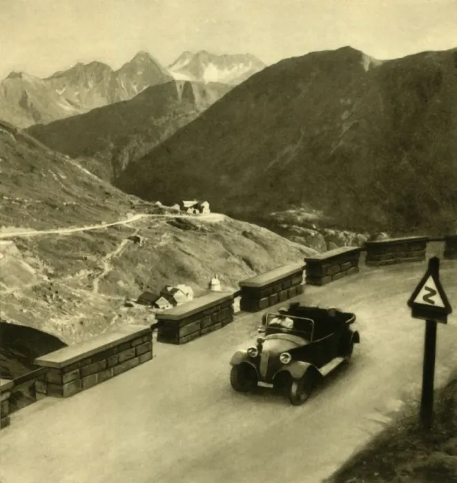 Framed Print : Glocknerhaus on the Grossglockner High Alpine Road, Austria, c1935. Creator: Unknown