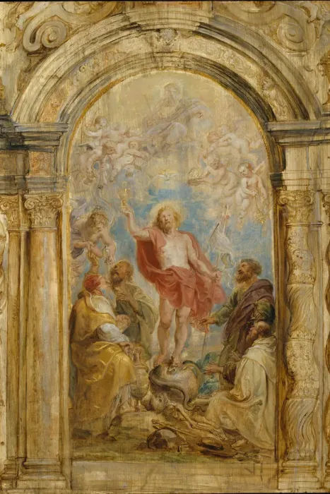 Framed Print : The Glorification of the Eucharist, ca. 1630-32. Creator: Peter Paul Rubens Framed Print : The Glorification of the Eucharist, ca. 1630-32. Creator: Peter Paul Rubens