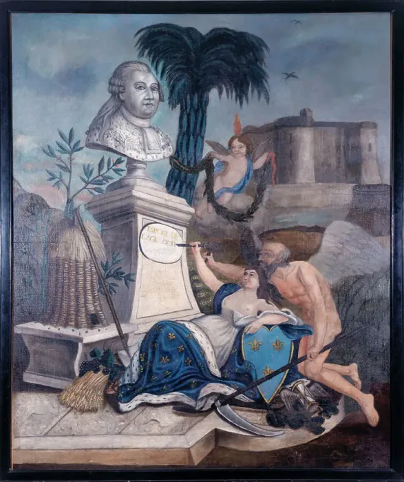 Framed Print : Glorification of Louis XVI, father of the French and king of a free people, 1791. Creator: Dubois. Glorification of Louis XVI, father of the French and king of a free people, 1791. Creator: Dubois Framed Print : Glorification of Louis XVI, father of the French and king of a free people, 1791. Creator: Dubois. Glorification of Louis XVI, father of the French and king of a free people, 1791. Creator: Dubois