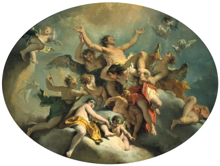 Framed Print : The Glorification of St Sebastian, late 17th / early 18th century. Artist: Sebastiano Ricci Framed Print : The Glorification of St Sebastian, late 17th / early 18th century. Artist: Sebastiano Ricci