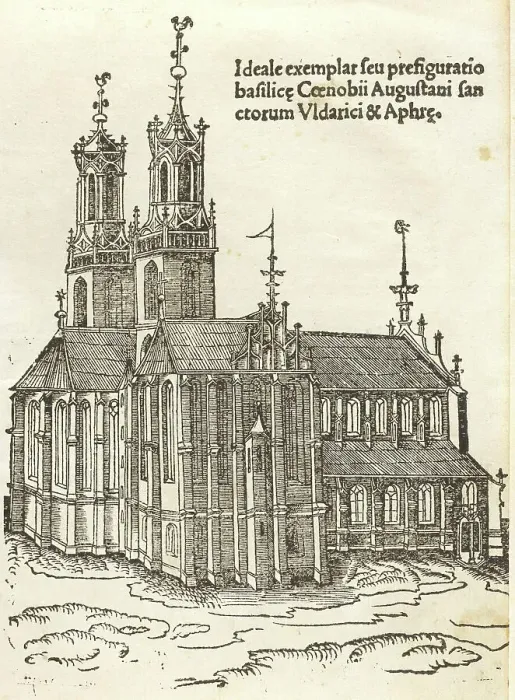 Framed Print : Gloriosorum christi confessorum Uldarici & Symperti, 1516. Creators: Leonhard Beck, Berno of Reichenau. Gloriosorum christi confessorum Uldarici & Symperti, 1516. Creators: Leonhard Beck, Berno of Reichenau Framed Print : Gloriosorum christi confessorum Uldarici & Symperti, 1516. Creators: Leonhard Beck, Berno of Reichenau. Gloriosorum christi confessorum Uldarici & Symperti, 1516. Creators: Leonhard Beck, Berno of Reichenau