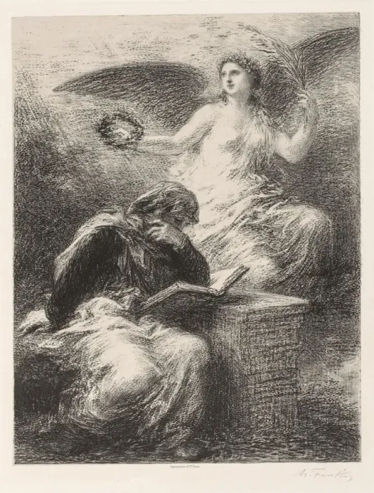 Framed Print : Glory, 1890. Creator: Henri Fantin-Latour (French, 1836-1904) Framed Print : Glory, 1890. Creator: Henri Fantin-Latour (French, 1836-1904)