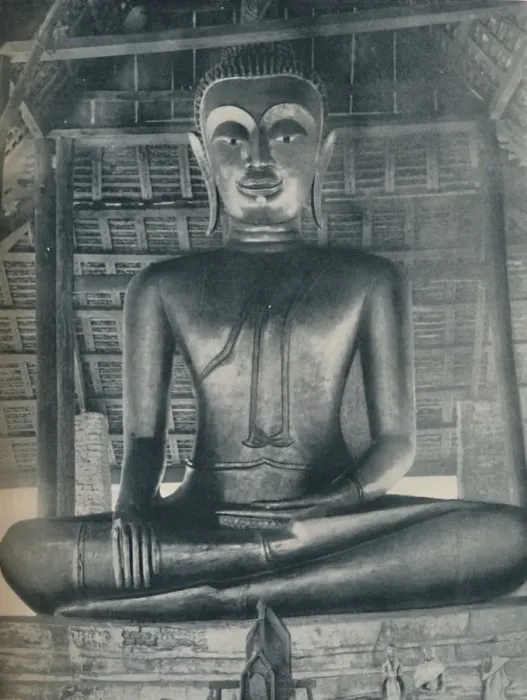 Framed Print : Glory of the Central Shrine in the Wat Suthat, Bangkok, c1935. Artist: ENA Framed Print : Glory of the Central Shrine in the Wat Suthat, Bangkok, c1935. Artist: ENA