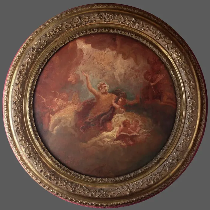 Framed Print : Glory of Saint Jerome, 1704. Creator: Bon Boullogne Framed Print : Glory of Saint Jerome, 1704. Creator: Bon Boullogne