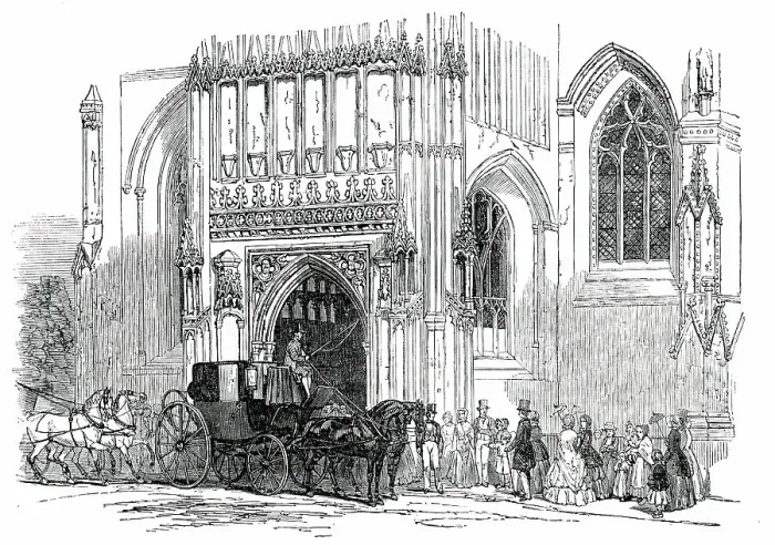 Framed Print : Gloucester Cathedral - the Porch, 1850. Creator: Unknown Framed Print : Gloucester Cathedral - the Porch, 1850. Creator: Unknown