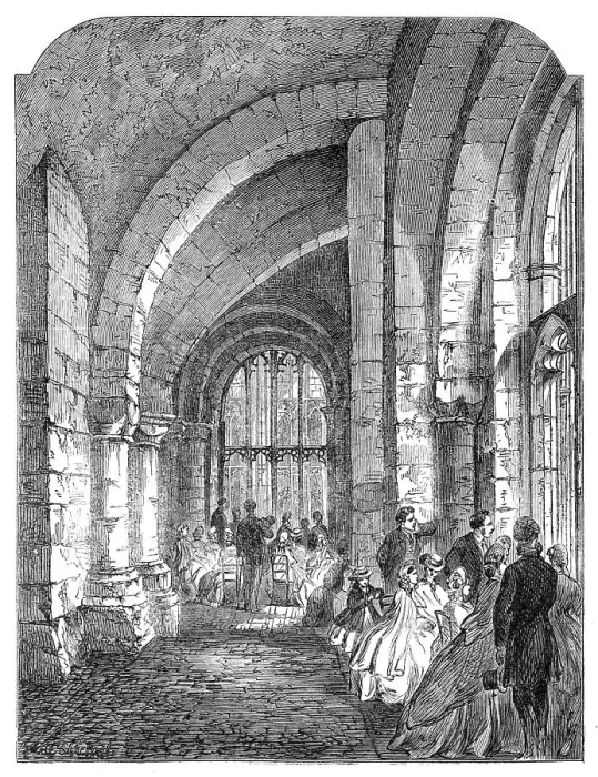 Framed Print : The Gloucester Music Festival: the Clerestory, Gloucester Cathedral, 1865. Creator: Unknown Framed Print : The Gloucester Music Festival: the Clerestory, Gloucester Cathedral, 1865. Creator: Unknown