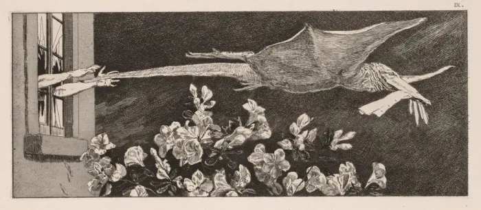 Framed Print : A Glove: The Abduction, 1880. Creator: Max Klinger (German, 1857-1920) Framed Print : A Glove: The Abduction, 1880. Creator: Max Klinger (German, 1857-1920)