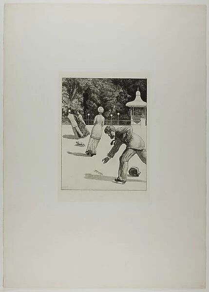A Glove: Action, 1881. Creator: Max Klinger