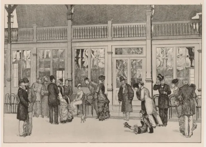 Framed Print : A Glove: The Locale, 1880. Creator: Max Klinger (German, 1857-1920) Framed Print : A Glove: The Locale, 1880. Creator: Max Klinger (German, 1857-1920)