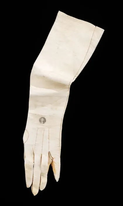 Framed Print : Gloves, American, 1824. Creator: Unknown Framed Print : Gloves, American, 1824. Creator: Unknown