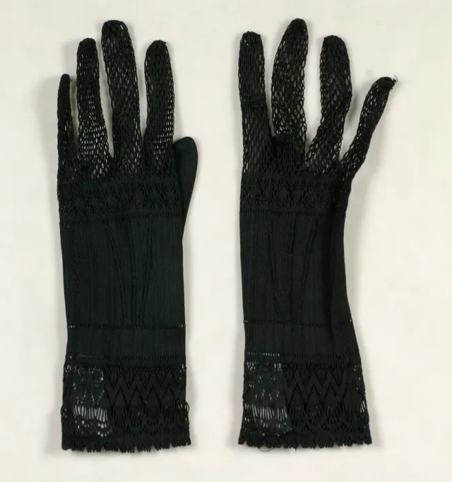 Framed Print : Gloves, American, ca. 1870. Creator: Unknown Framed Print : Gloves, American, ca. 1870. Creator: Unknown