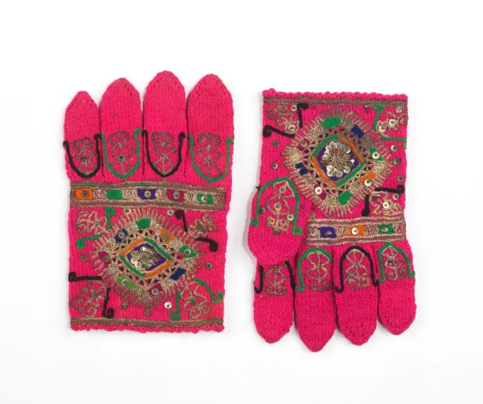Framed Print : Gloves, European, Eastern, fourth quarter 19th century. Creator: Unknown