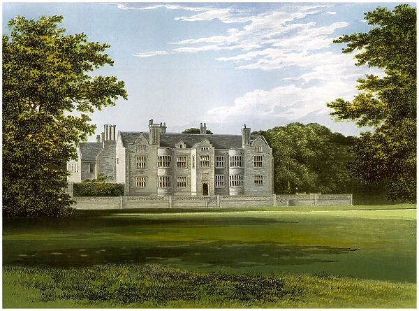Glynde Place, Sussex, home of Viscount Hampden, c1880