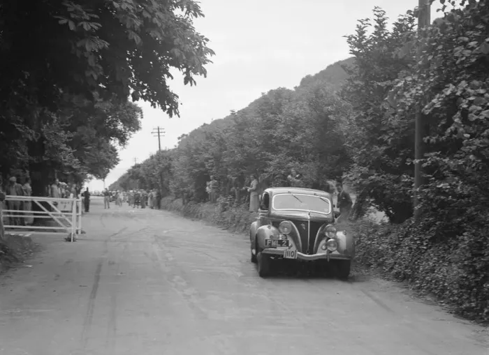 Framed Print : GM Dentons Ford V8, winner of a bronze award at the MCC Torquay Rally, July 1937 Framed Print : GM Dentons Ford V8, winner of a bronze award at the MCC Torquay Rally, July 1937