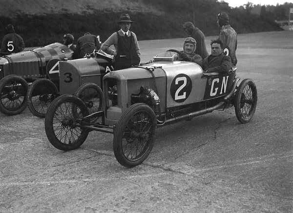 GN, AV and Deemster racing cars at the JCC 200 Mile Race, Brooklands, Surrey, 1921