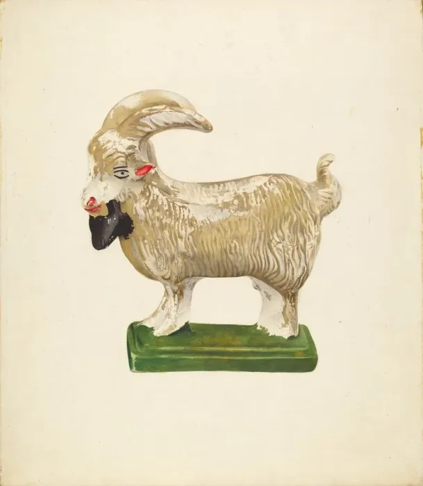 Framed Print : Goat, c. 1938. Creator: John W Kelleher Framed Print : Goat, c. 1938. Creator: John W Kelleher