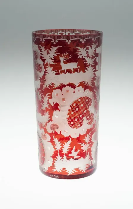Framed Print : Goblet, Bohemia, c. 1850 / 80. Creator: Bohemia Glass Framed Print : Goblet, Bohemia, c. 1850 / 80. Creator: Bohemia Glass