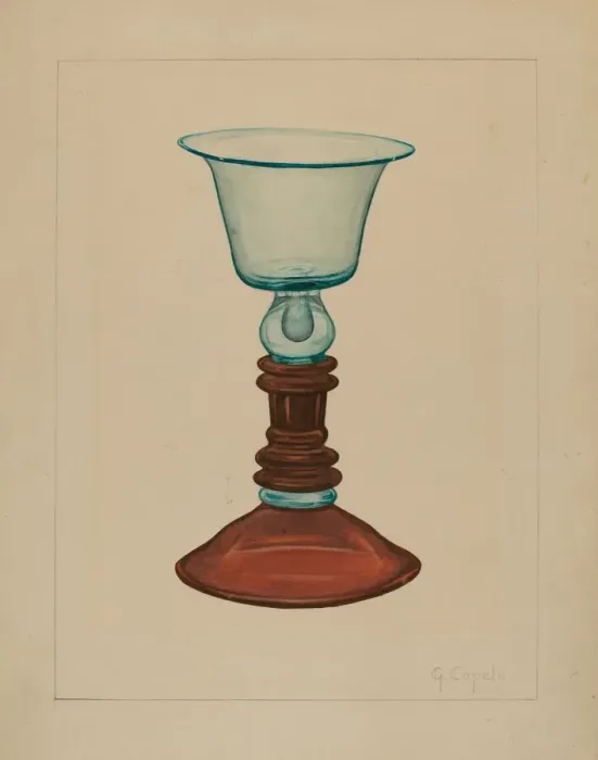 Framed Print : Goblet, c. 1936. Creator: Giacinto Capelli Framed Print : Goblet, c. 1936. Creator: Giacinto Capelli